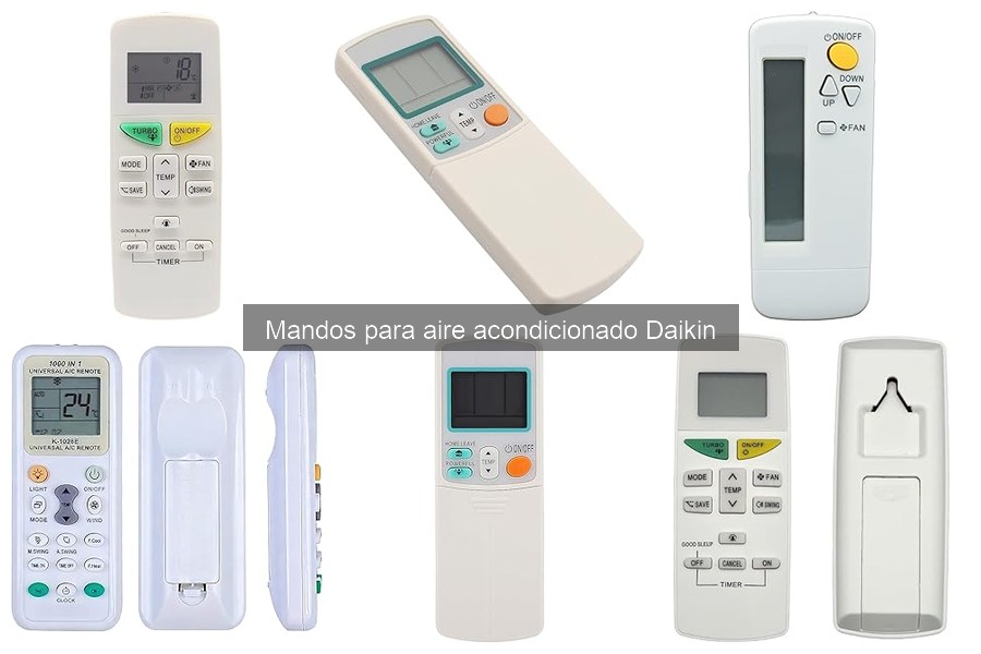 Mandos compatibles para aire acondicionado Daikin
