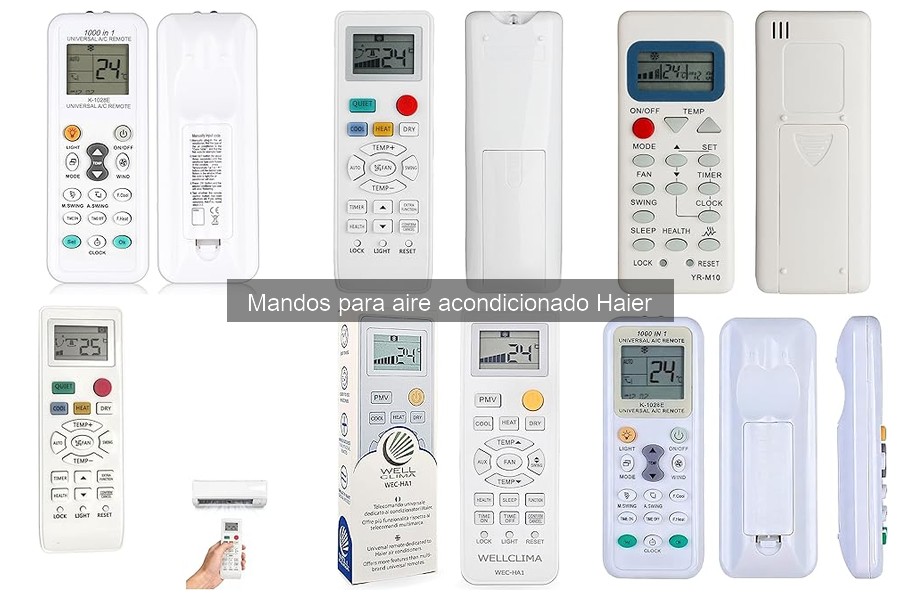 Mandos para aire acondicionado Haier: ¿Cuáles son compatibles?