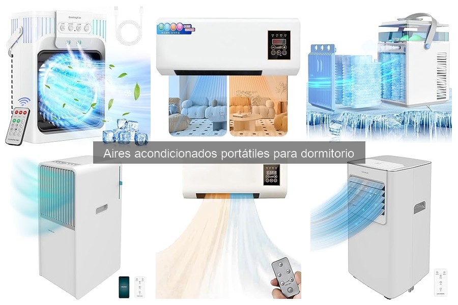Mantenimiento de aires acondicionados portátiles para dormitorio