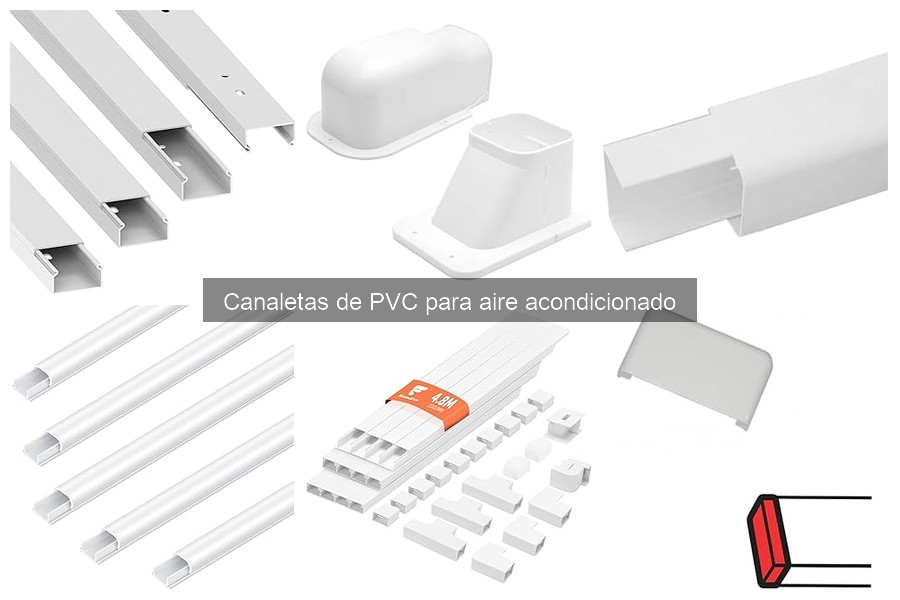 Mantenimiento de canaletas de PVC para aire acondicionado
