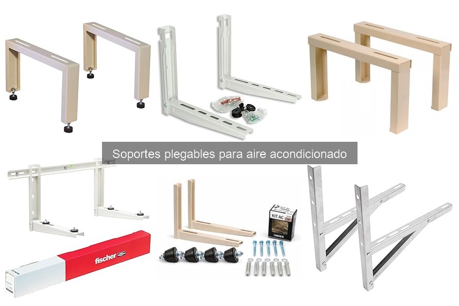 Mantenimiento de soportes plegables para aire acondicionado