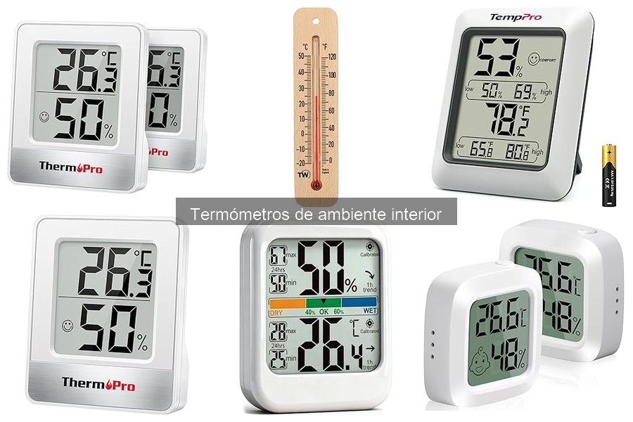 Mantenimiento de termómetros de ambiente interior: Consejos útiles