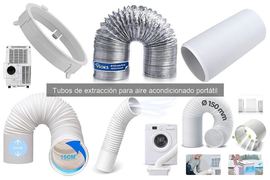 Mantenimiento de tubos de extracción para aire acondicionado portátil