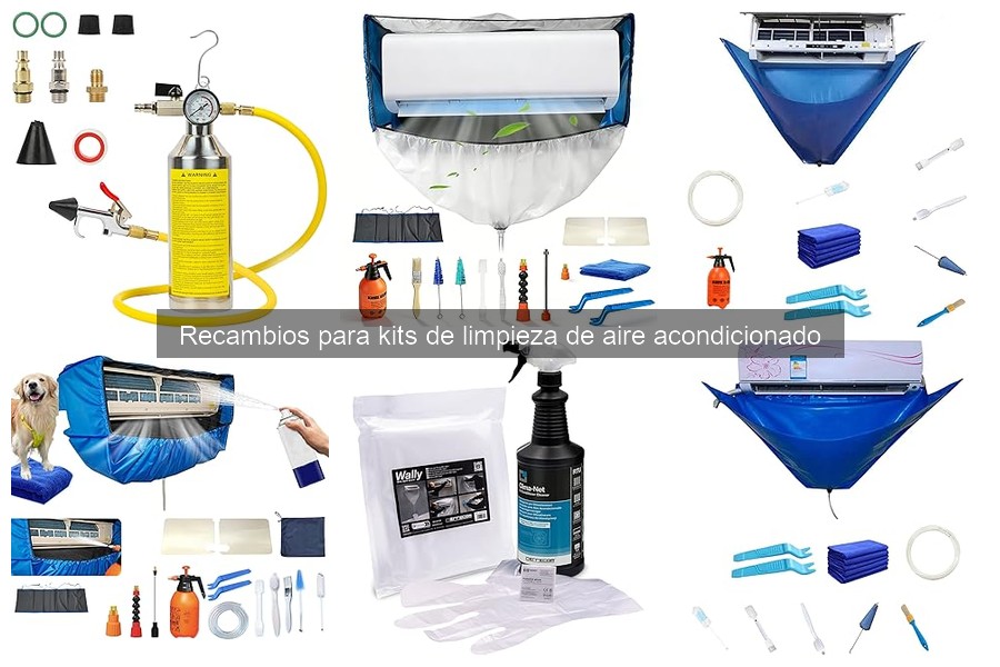 Mantenimiento esencial de recambios para kits de limpieza de aire acondicionado