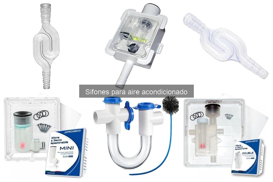 Mantenimiento y limpieza de sifones para aire acondicionado