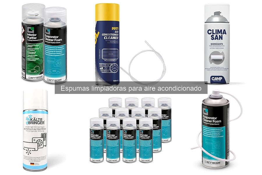 Mejores espumas limpiadoras para aire acondicionado 2023