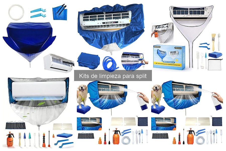 Mejores kits de limpieza para aire acondicionado split 2023