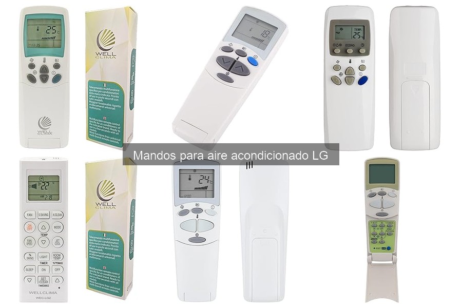 Mejores mandos para aire acondicionado LG en 2023