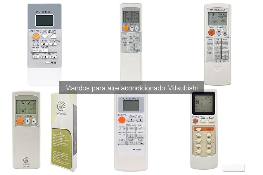 Mejores mandos para aire acondicionado Mitsubishi en 2023