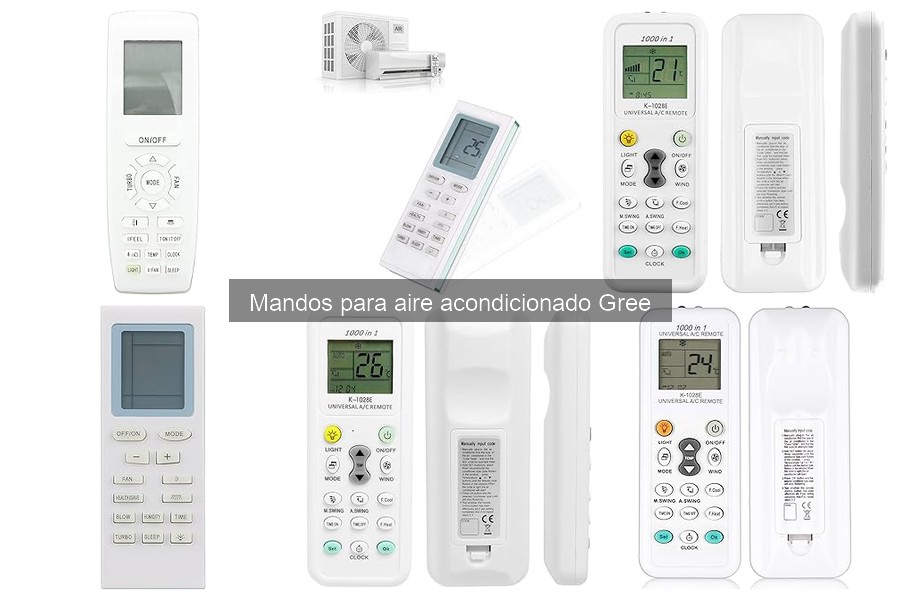 Mejores mandos universales para aire acondicionado Gree