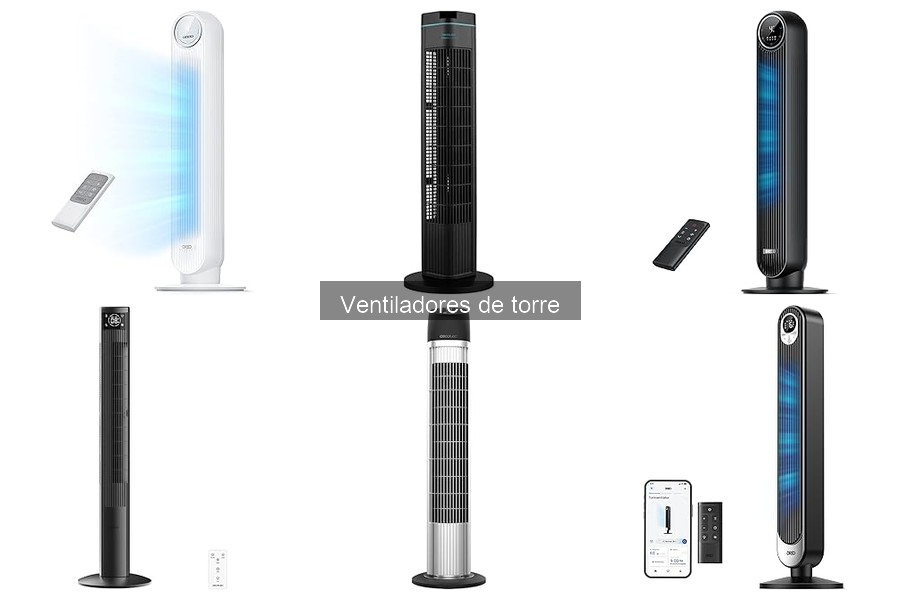 Mejores maracas de ventiladores de torre comparativa 2023