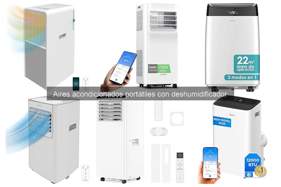 Mejores marcas de aires acondicionados portátiles con deshumidificador