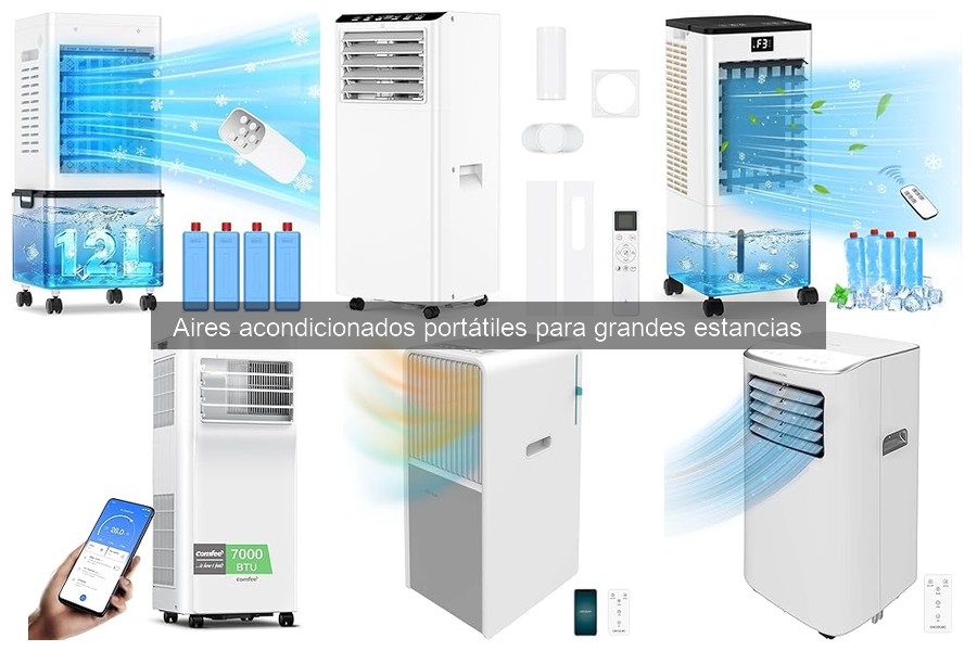 Mejores marcas de aires acondicionados portátiles grandes estancias