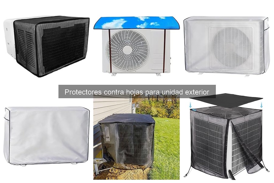 Mejores protectores contra hojas para aire acondicionado