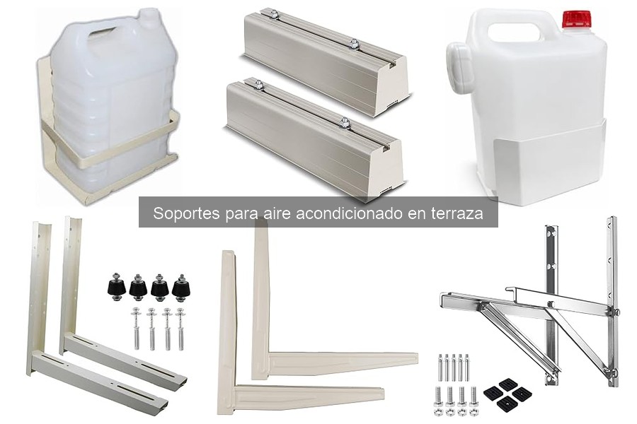 Mejores soportes para aire acondicionado en terraza: Comparativa