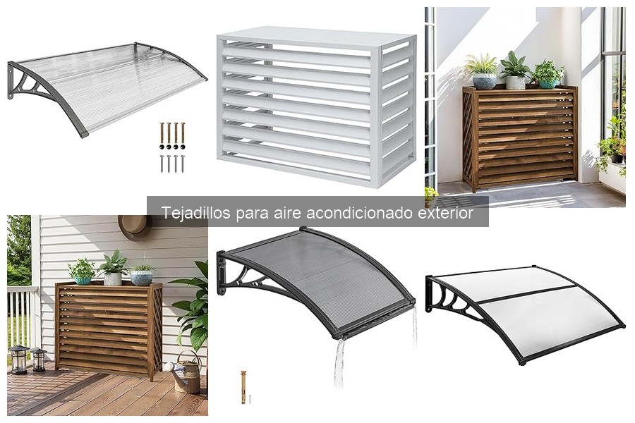 Mejores tejadillos para aire acondicionado exterior 2023