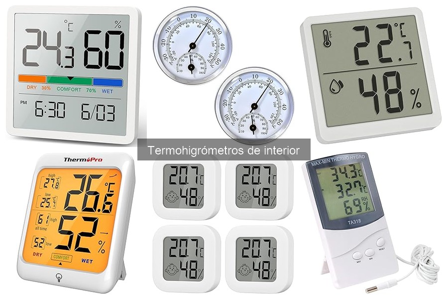 Mejores termohigrómetros para controlar la humedad en casa