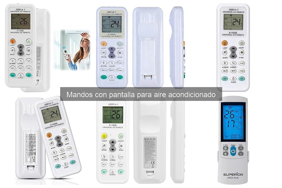 Mejores tiendas para comprar mandos con pantalla de aire acondicionado