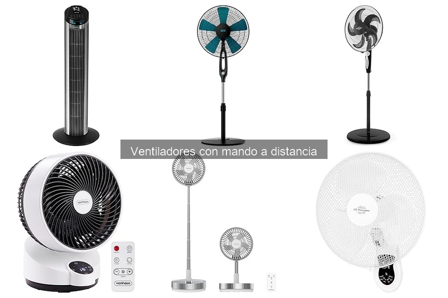 Mejores ventiladores con mando a distancia para habitaciones grandes