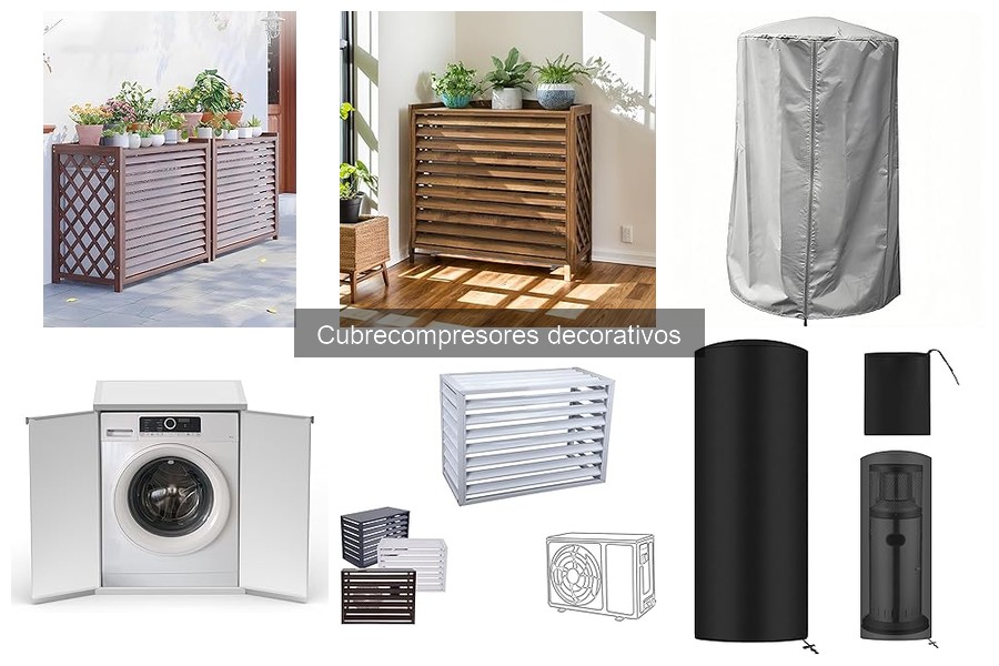 Opciones alternativas a cubrecompresores decorativos