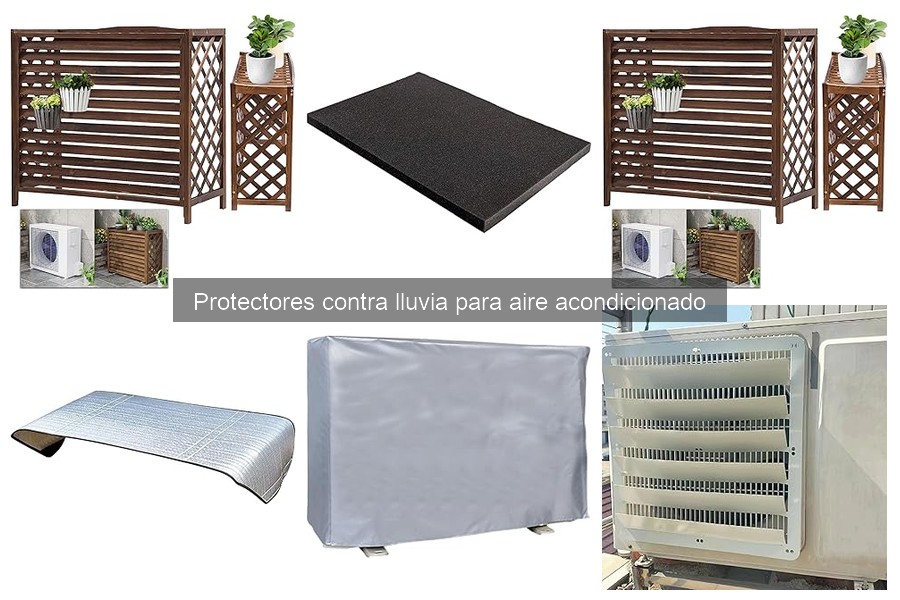 Opiniones de usuarios sobre protectores contra lluvia en aire acondicionado