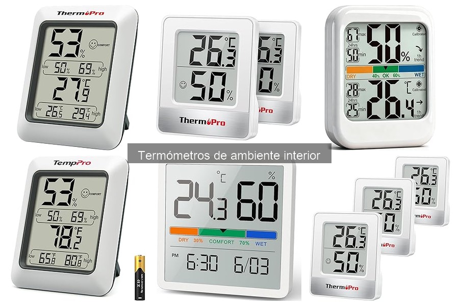 Opiniones de usuarios sobre termómetros de ambiente interior