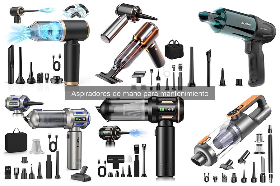 Opiniones sobre aspiradores de mano para mantenimiento
