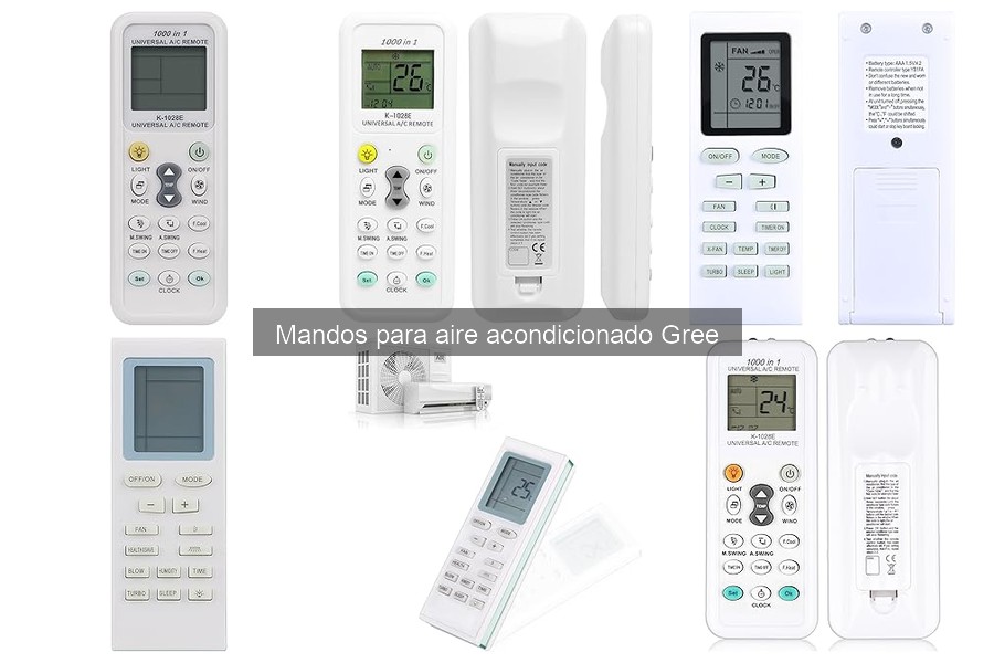 Opiniones sobre mandos para aire acondicionado Gree