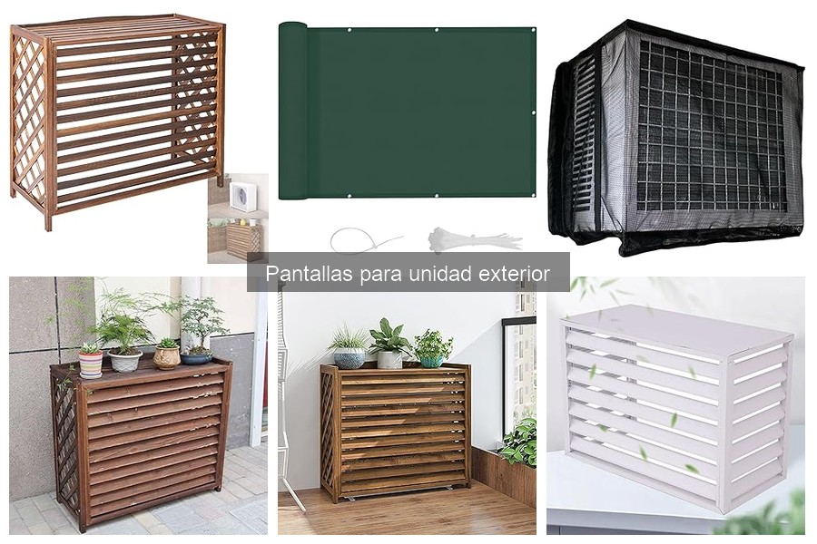 Pantallas para unidad exterior de aire acondicionado: ¿qué son?