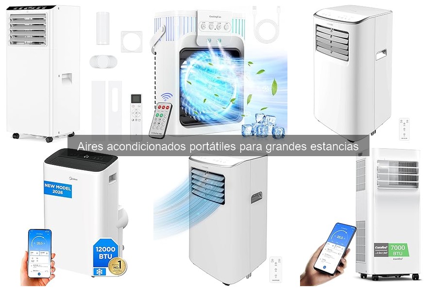 Precio promedio de aires acondicionados portátiles grandes