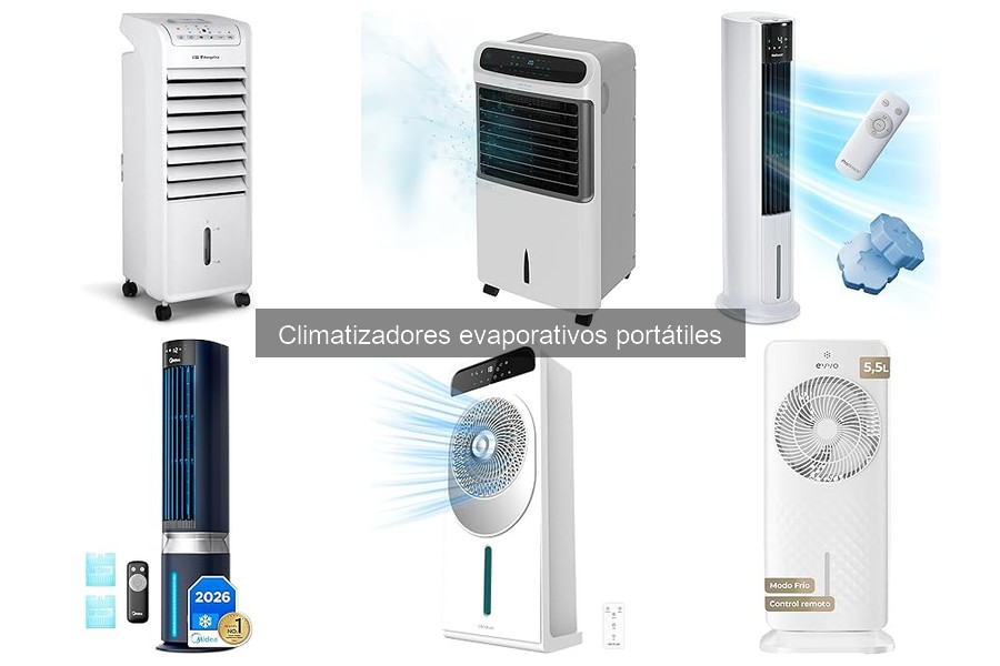 Precios de climatizadores evaporativos portátiles 2023
