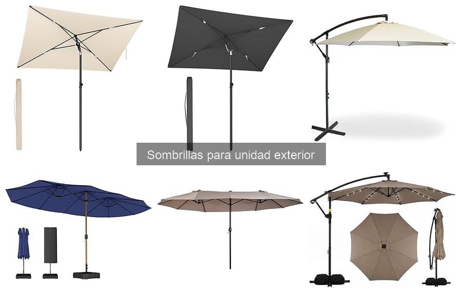 Precios de sombrillas para unidad exterior de aire acondicionado