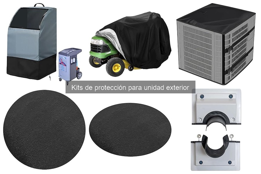 Problemas comunes al usar kits de protección para unidades exteriores