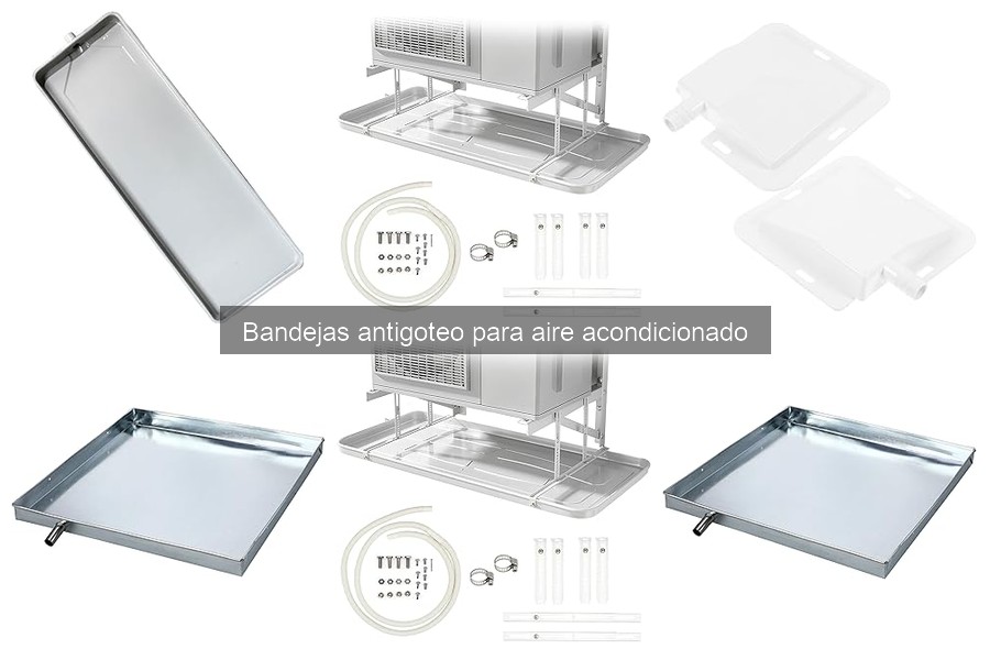 Problemas comunes con bandejas antigoteo y soluciones efectivas