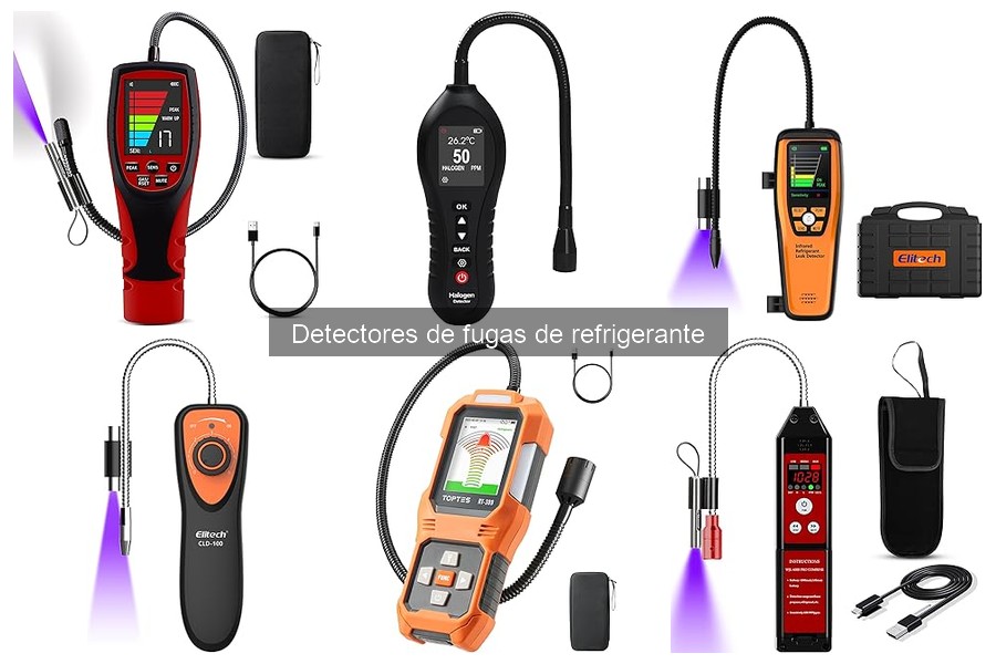 Problemas comunes con detectores de fugas de refrigerante