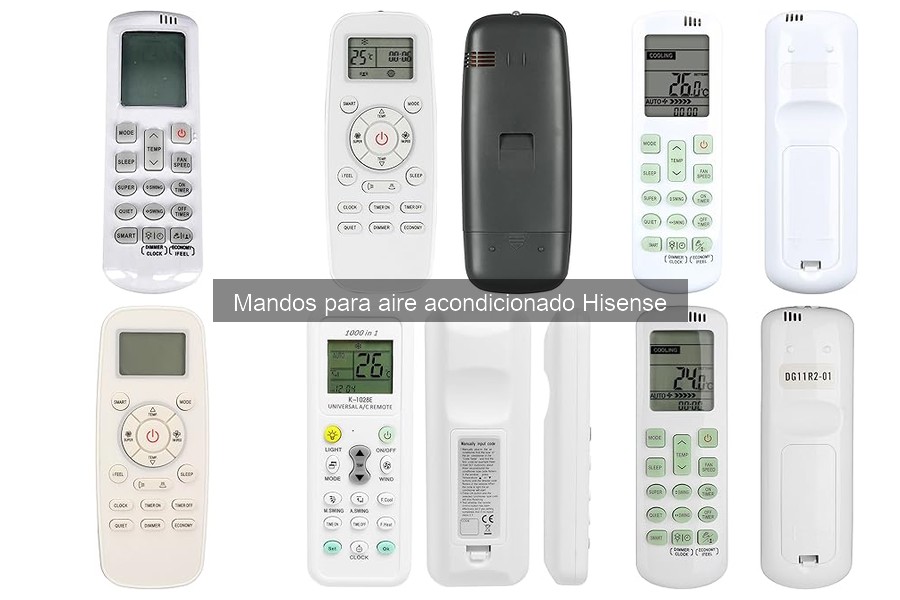 Problemas comunes con el mando de aire acondicionado Hisense