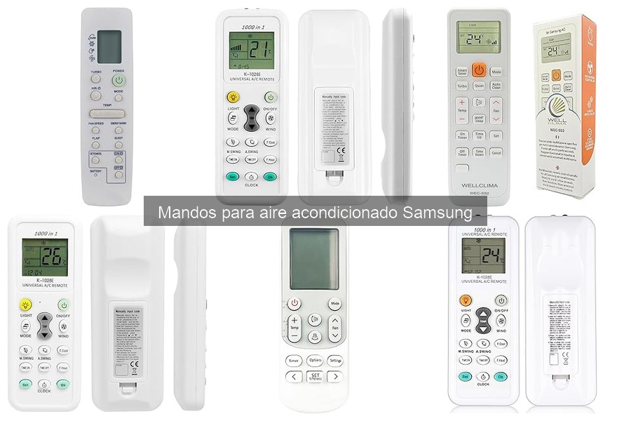 Problemas comunes con el mando de aire acondicionado Samsung