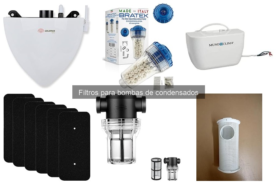 Problemas comunes con filtros para bombas de condensados