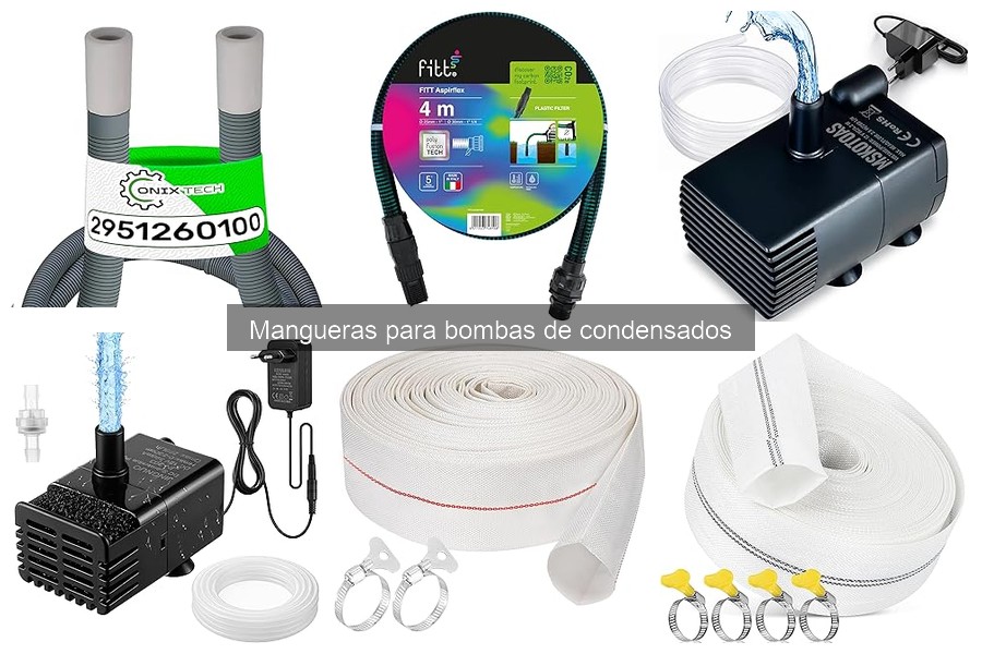Problemas comunes con mangueras de bombas de condensados