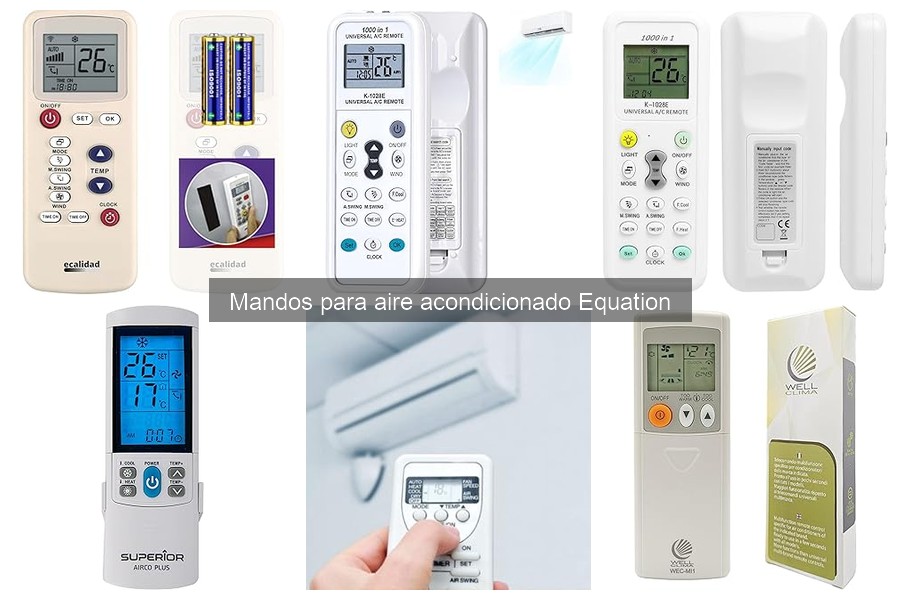 Problemas comunes del mando de aire acondicionado Equation