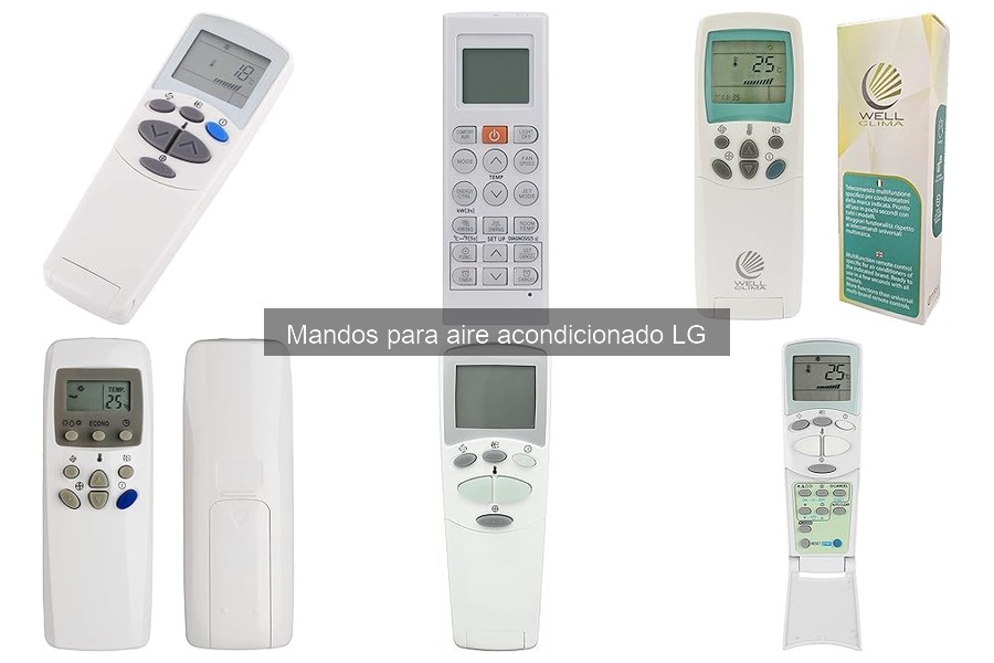 Problemas comunes en mandos LG de aire acondicionado y soluciones