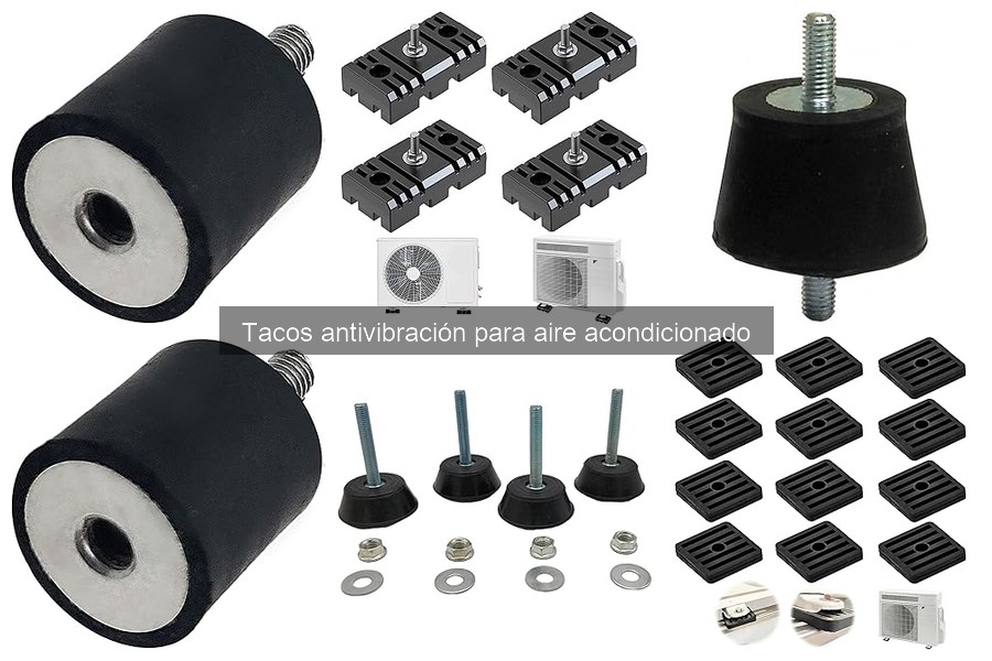 ¿Pueden dañarse los tacos antivibración del aire acondicionado?