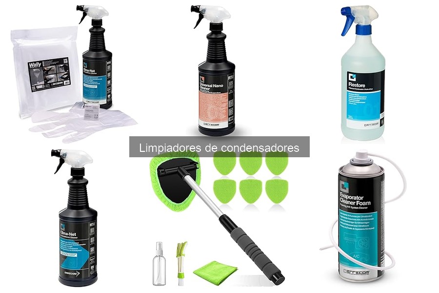 ¿Qué es un limpiador de condensadores para aire acondicionado?