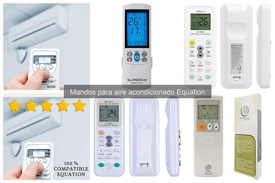 ¿Qué es un mando para aire acondicionado Equation?