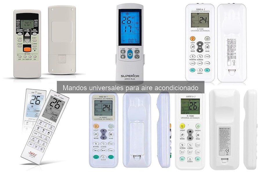 ¿Qué es un mando universal para aire acondicionado?