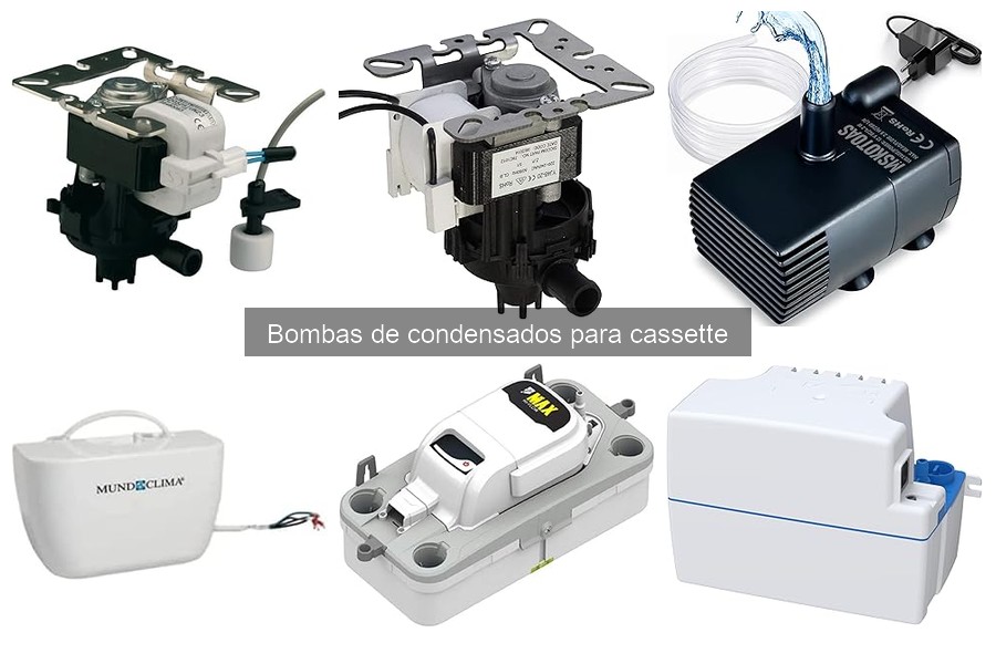 ¿Qué es una bomba de condensados para cassette?