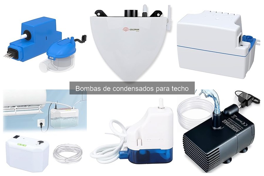 ¿Qué es una bomba de condensados para techo?