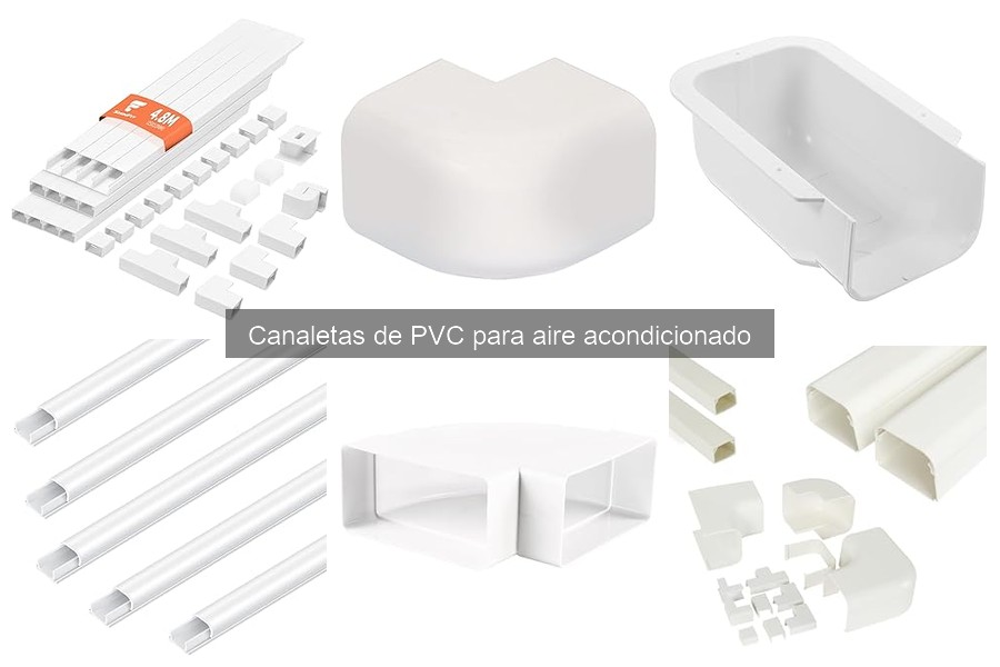 ¿Qué son las canaletas de PVC para aire acondicionado?