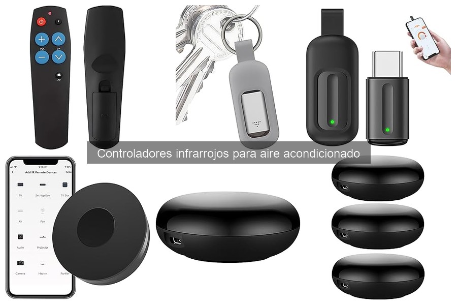 ¿Qué son los controladores infrarrojos para aire acondicionado?