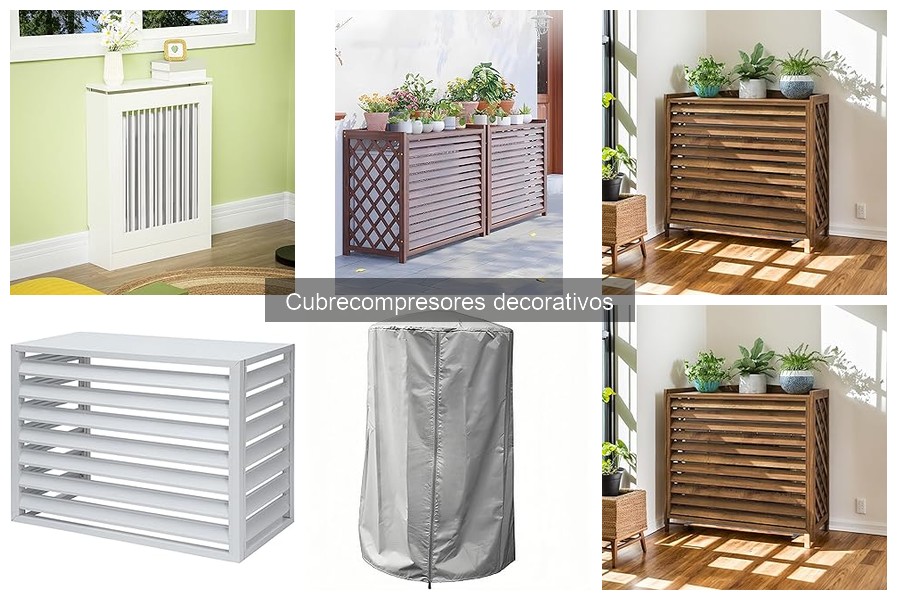 Qué son los cubrecompresores decorativos para aire acondicionado